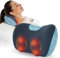 COMFIER Shiatsu Massaggiatore schiena e collo con calore, Massaggiatore cervicale con impastamento del tessuto profondo, Cuscino massaggiante elettrico per schiena, collo e spalle, regalo
