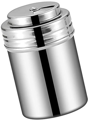 UKCOCO Tarro De Especias De Acero Inoxidable Recipientes Para Condimentos Botella Para Especias Para Cocina Uso Pimienta y Sal