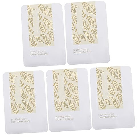 5 Pezzi Cerotti Antirughe Labbra Pz Patch Nutrienti per Rassodare Zone Labbra Lifting e Invecchiamento Facili Trasportare e Applicare Formula Ricca Nutrienti per Elasticità Della