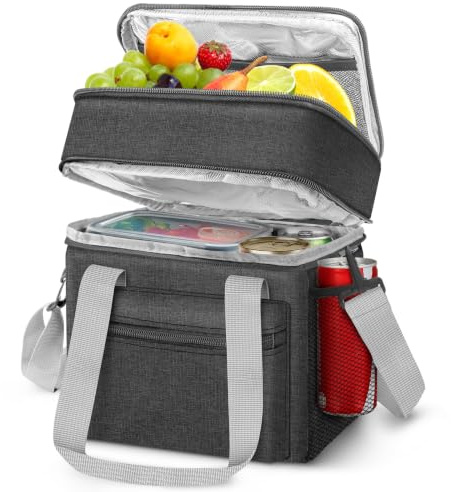 EEEKit 14L Lunch Cool Bag for Adults: 24 × 17 × 27 cm Insulated Cooler Bag