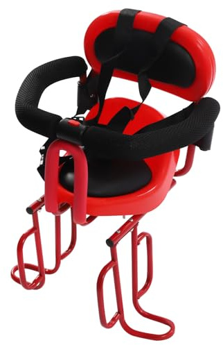 DOPBENT Asiento infantil para bicicleta de 6 meses a 6 años, asiento de bicicleta infantil trasero para niños, asiento de seguridad con reposapiés y respaldo, asiento infantil para bicicleta