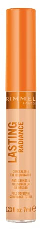 Rimmel Lasting Radiance Full Coverage Concealer and Eye Illuminator, SPF 25, 40 Soft Beige (Rimmel Wake Me Up Concealer Upgrade)