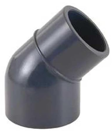 Coude 45º réduit PVC à coller D50 x 50 - 40 marque CEPEX