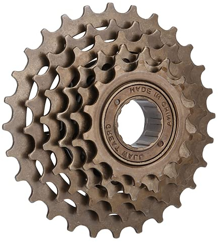 Rueda de inercia de Bicicleta de montaña Rueda de Bicicleta Piñón de Cassette 6 velocidades 14T 28T Accesorio de Repuesto para Bicicleta de montaña