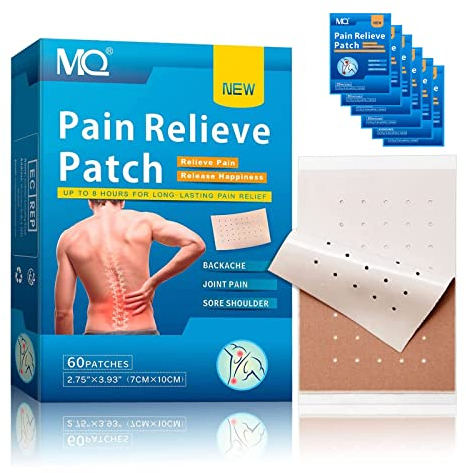 60 Patchs anti-douleur Patchs anti-douleur chauffants en plâtre à base de plantes Patchs chauffants pour soulager la douleur et l'inflammation Soulagement durable des douleurs articulaires