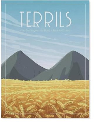 1000 Pièces Puzzles pour Adultes Puzzle， Terrils du Nord-Pas-de-Calais，Enfant PaperMaterial Intellectua Jeux De Famille Stress Reliever Jouet DIY Cadeau d'anniversaire（50x70cm）-BN12