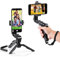 Zeadio Mini Smartphone Tripod Grip Stabilizer, Desktop Tabletop Stand Tripod with Phone Holder for all Smartphones