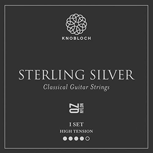 KNOBLOCH Strings - Corde per chitarra spagnola, 500SSQ Sterling Silver | Alta tensione 34.5 | Bassi Caldi, Acuti Morbidi | Risonanza Potente con Lirismo Dolce | Set di corde Flamenco Classico