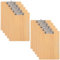 APACALI 10 Pièces A4 Planchettes à Pince, Porte-Blocs en Bois Avec Clip et Trou de Suspension, Clipboard A4 Porte-Formulaires, Porte Bloc Format A4 Pour bureau, travail, salle de classe, affaires