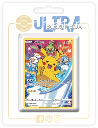 my-booster SWSH04-FR24-UB-SWSH020 Pikachu SWSH020 Alternative Gallery-Ultraboost X Epée et Bouclier, 4 Voltage Éclatant, Box mit 10 französisch Pokémon-Karten