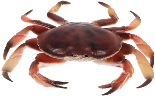 ibasenice Modèle de Crabe Réaliste en Plastique – Figurine Éducative & Décor Jardin pour Enfants, Idéal pour Apprentissage Cognitif et Décoration Animale Réaliste
