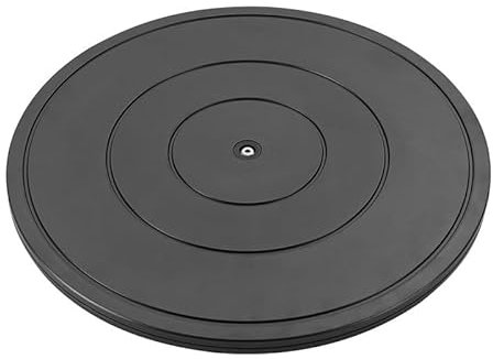 Plateau Tournant,Tourne-Disque Rotatif Rotatif à 360 Degré Plateau Pivotant TV,Degrés avec Roulements à Billes en Acier, Charge15 kg, Idéal pour TV, Artisanat, Présentoirs, 20 cm de Diamètre