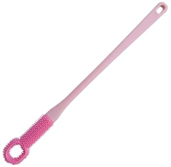 Toe Cleaner Brush – Long Ergonomic and Soft Handle – Shower Brush for Foot Hygiene for Elderly People, for Elderly People with Reduced Mobility and