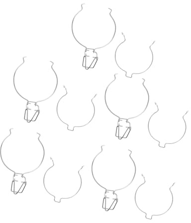 Hebillas de Sellado para Tarros de Cristal, 5 Piezas de Acero Inoxidable | Repuesto para Botes Herméticos, Control de Fugas, Fácil Montaje y Retirada, para Conservas y Despensa