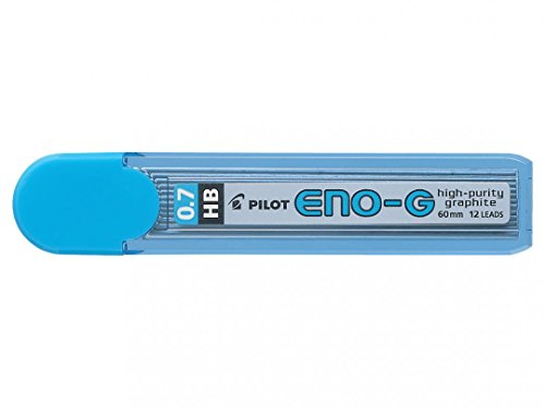 Pilot Pack of 12Pencil Leads HB 0.7mm extra strong eno-g