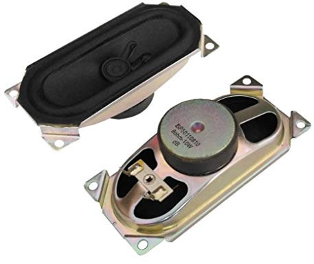 Haut-parleur haut parleur 10 W 8 OHM 11 x 5 cm boîtier acoustique audio câble microphone