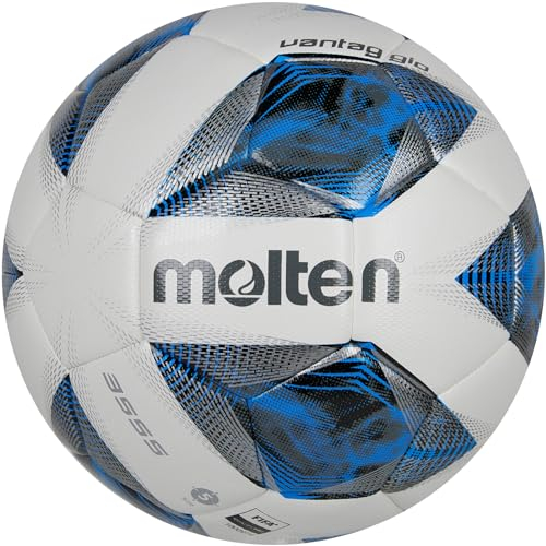 Molten Trainingsball-F5A3555-K weiß/blau/Silber 5