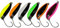 6 FTM Spoon Break 2,2g - Blinker zum Spinnfischen auf Forellen, Forellenblinker zum Forellenangeln am Forellensee, Spoonblinker