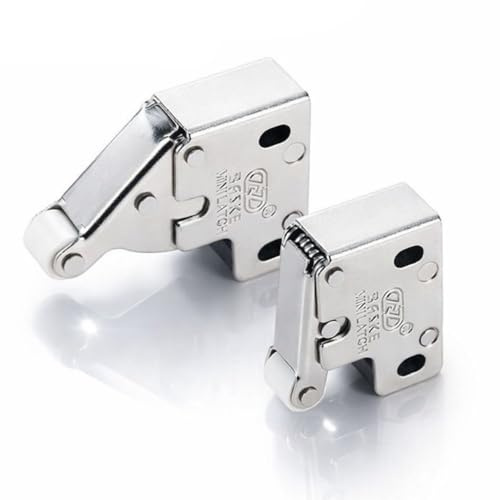 2 pz. Meccanismi push pull modello mini Latch – originali BASKE - clic clac per botole e sportelli di ispezione – scrocco a molla (2 pz.)
