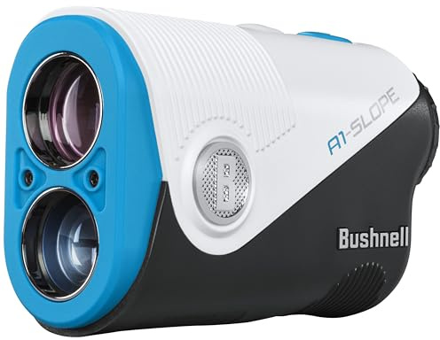 Bushnell Golf A1‑Slope Laser Rangefinder – Ultra‑Compact 6× Magnification, USB‑C Rechargeable, Pinseeker JOLT, Slope On/Off