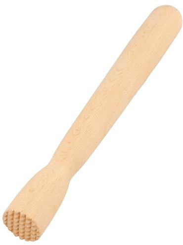 YILANJIN Pilon à Glace, Pilon de Fermentation, Broyeur en Bois pour Cocktails, Presse Choucroute, Pilon en Bois pour Aliments, Presse-Herbes pour Menthe et Autres Boissons à Base de Fruits