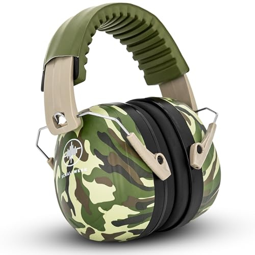 Schallwerk ® Work+ auriculares aislantes ruido – orejeras de tamaño ajustable – amortigua el ruido y protege el oído – ideal en el trabajo – protección auditiva laboral (Camouflage Green)