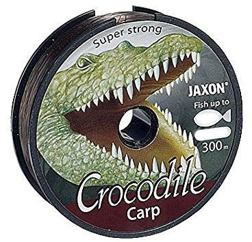 Jaxon Angelschnur Crocodile CARP 600m Spule 0,25-0,35mm Monofile Karpfen Schnur (0,025€/m) (0,25mm / 12kg)