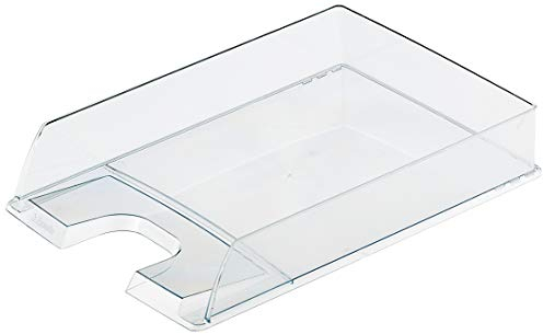 Esselte Briefkorb, A4, 10er Pack, Transparent, Glasklar, Europost, 623603