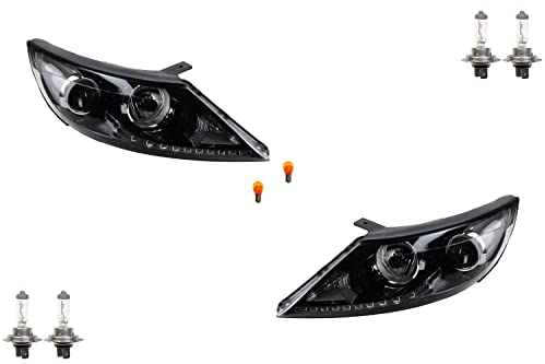 Johns, passend für Kia Sportage Scheinwerfer SL 07/10-02/14 + Leuchtmit. Set lin. rech.