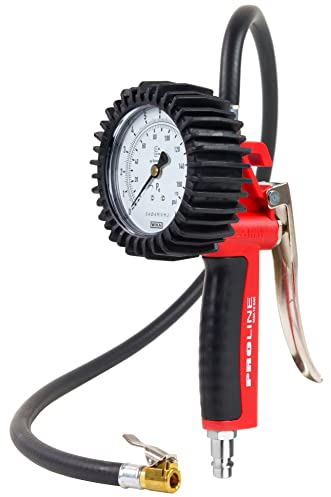 GAV Pistola Gonfiaggio Pneumatici Professionale Auto e Camion con Manometro Pressione Gomme WIKA 80mm – Omologata