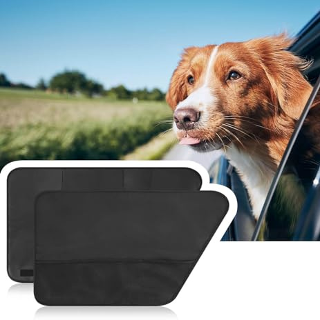 ALEIFLE Car Door Protector Dog 2 Pack Waterproof Pet Car Door Covers from Dog Scratching for Most Cars Travel
