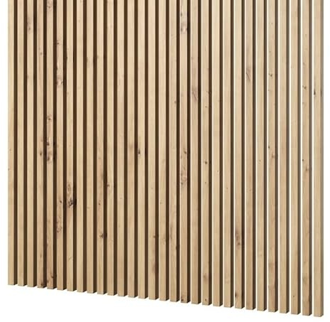 MEBANO. Lot De 12 Panneaux Muraux MDF Bois 240 x 3 cm Chêne Artisan – Lamelles Décoratives Décoration Murale Salon Chambre Plafond