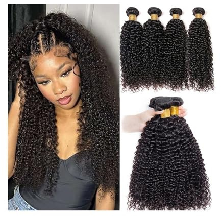 1 3 4 Bundles Afro Curly Remy Haar Indische Kinky Curlys Menschliches Weben Haare Extensions Hair Extensions(10inches 1pc)