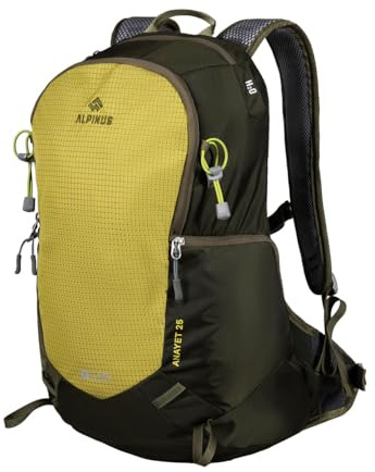 Alpinus - Wanderrucksack Anayet 25 L, Rucksack Sport und Outdoor, Trekkingrucksack Robustes Material, Integrierte Regenhülle, Backpacking Ergonomisch Geformte, Wanderrucksäcke