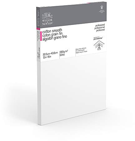 Winsor & Newton 12 x 16-Inch Professional Cotton Smooth Canvas (Pack of 1)
