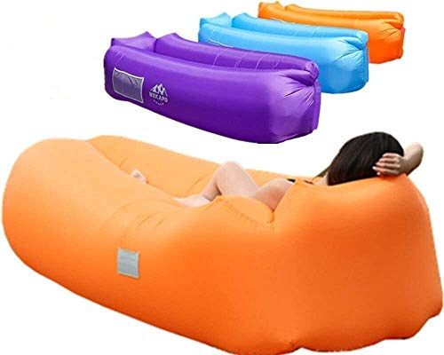 WEKAPO Divano gonfiabile ad aria, portatile, impermeabile e anti-perdite d'aria, ideale per cortile, spiaggia, viaggi, lago, campeggio, picnic e festival musicali
