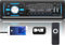 Radio de Coche Dab+ con Bluetooth 1 DIN Reproductor Multimedia Digital Manos Libres FM/Am/RDS Radio Reproductor de MP3 para Coche 4x50W Dos entradas USB/AUX/Tarjeta SD/TF + Control Remoto