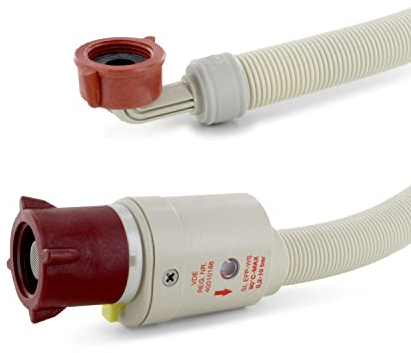 DL-pro Universal Zulaufschlauch 1,5m 90°C Aquastop Schlauch Wasserschlauch Wasserzulaufschlauch für Waschmaschine Geschirrspüler Spülmaschine Geschirrspülmaschine