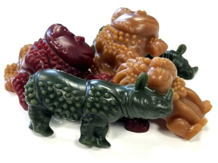 Medium Jungle Animals x 25 Vegetarian Dog Treats Chews 100% Meat-Free 100% Natural LOS