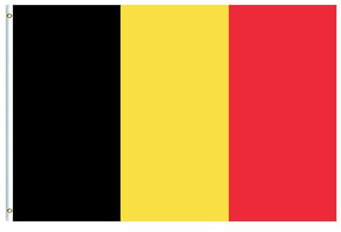 Landsflaggor (90 x 150 cm:Belgien)