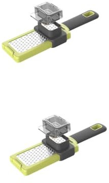 ULTECHNOVO 2 Piezas De Molinillo De Ajo Procesador De Alimentos Rueda De Ajo Picadora De Ajo Prensa De Ajo Rebanador Picador De Verduras Triturador De Repollo Cortador De Patatas