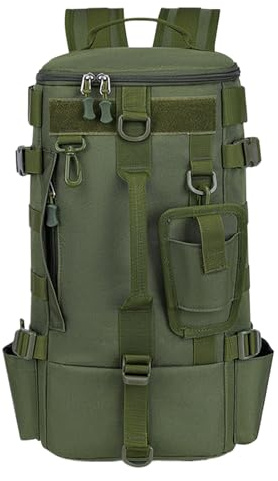 Genérico Sac à dos - Organisateur d'équipement de pêche pour homme | Sac à dos résistant à l'eau avec supports pour cannes, grande capacité pour l'extérieur, le camping, les voyages, k