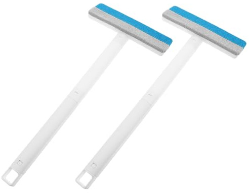 HAPINARY 2 Pièces Brosse de Nettoyage des Poils d'animaux épilateur pour Poils d'animaux pour Tapis épilateur pour lit de Chat pour Chien PP Light Grey
