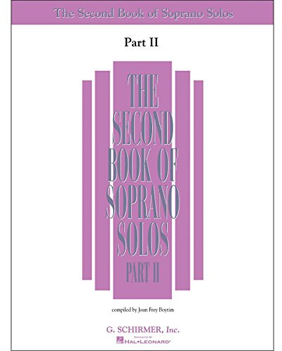 The Second Book of Soprano Solos Part II: Book Only