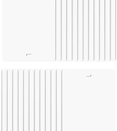 DALIX 82.5 White Vertical Blinds Replacement Slats Sliding Door Window (24 Pack)