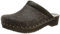 Berkemann Unisex Soft-Toeffler Holzschuh, mausgrau Waben/schwarz, 40 EU