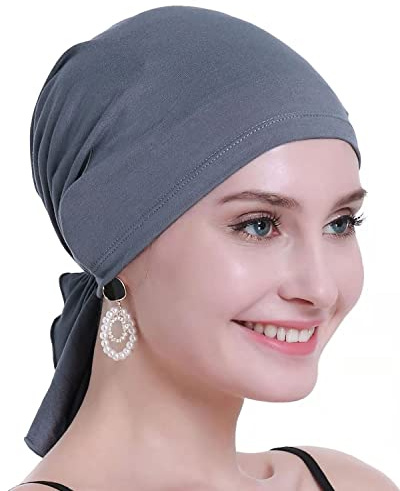 osvyo - Pañuelo de bambú para la cabeza para mujeres con pérdida de cabello por quimioterapia, turbantes para el cáncer, embalaje sellado, Talla única