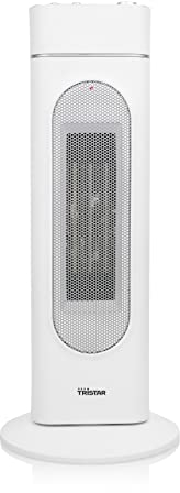 Tristar Keramik-Turmheizkörper KA-5088 – 2-in-1 Ventilatorfunktion Für Räume bis 20 m² 2000 W Mit Thermostat, Weiß