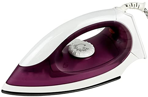 Ferro da stiro a vapore da viaggio con rivestimento antiaderente 1000W MOKEKA (Viola)