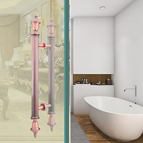 Maniglia extra lunga per porta scorrevole in stile europeo, 61-101 cm, regolabile in vetro doccia e maniglia per porta d'ingresso, ideale per uso interno ed esterno